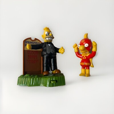 #ad Simpsons TreeHouse Of Horrors Burger King Grampa Simpson amp; Mulhouse See Photos $15.95