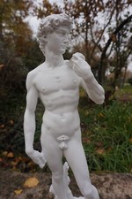 4287 FIGURINE STATUETTE REPRODUCTION  DAVID MICHEL  ANGE  STYLE GM 39 CM DERNIER