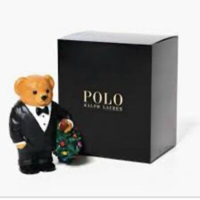 The Polo Bear Ralph Lauren ホリデー　限定 2019 Polo Ralph Lauren Bear Christmas Figure RARE 12cm | eBay