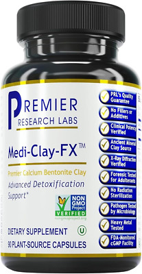 Medi-Clay-Fx: Bentonite Clay Capsules for Detoxification | Food Grade Smectit...