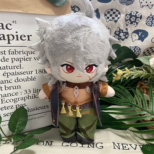 Genshin Impact Razor Wolf Boy Plush Doll 20cm Dress-Up Doll Collection Toy Gift - Picture 4 of 6