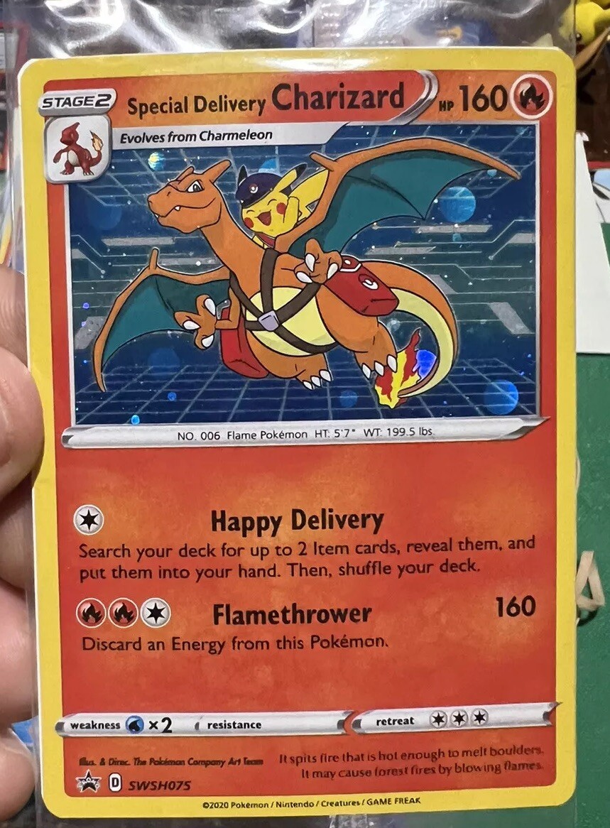 【CGC10】Special Delivery Charizard 全ホロ Special Delivery Charizard #SWSH075 Prices | Pokemon Promo