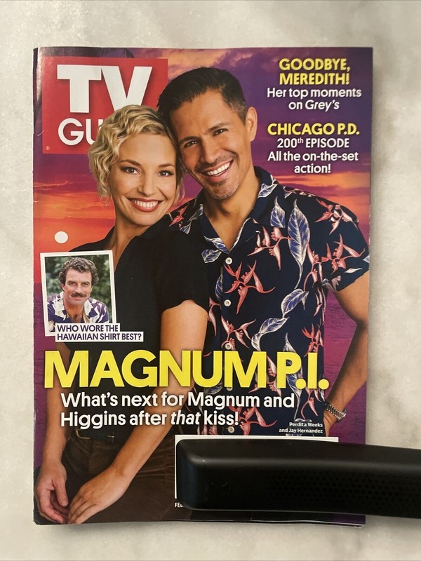 TV Guide Magazine Magnum P.I. February 13-26, 2023 Like New Jay Hernandez