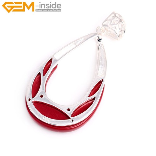Pendant Drip Silver Agate Coral Cat Eye Beaded Base Beads Jewelry Necklace - Picture 16 of 23