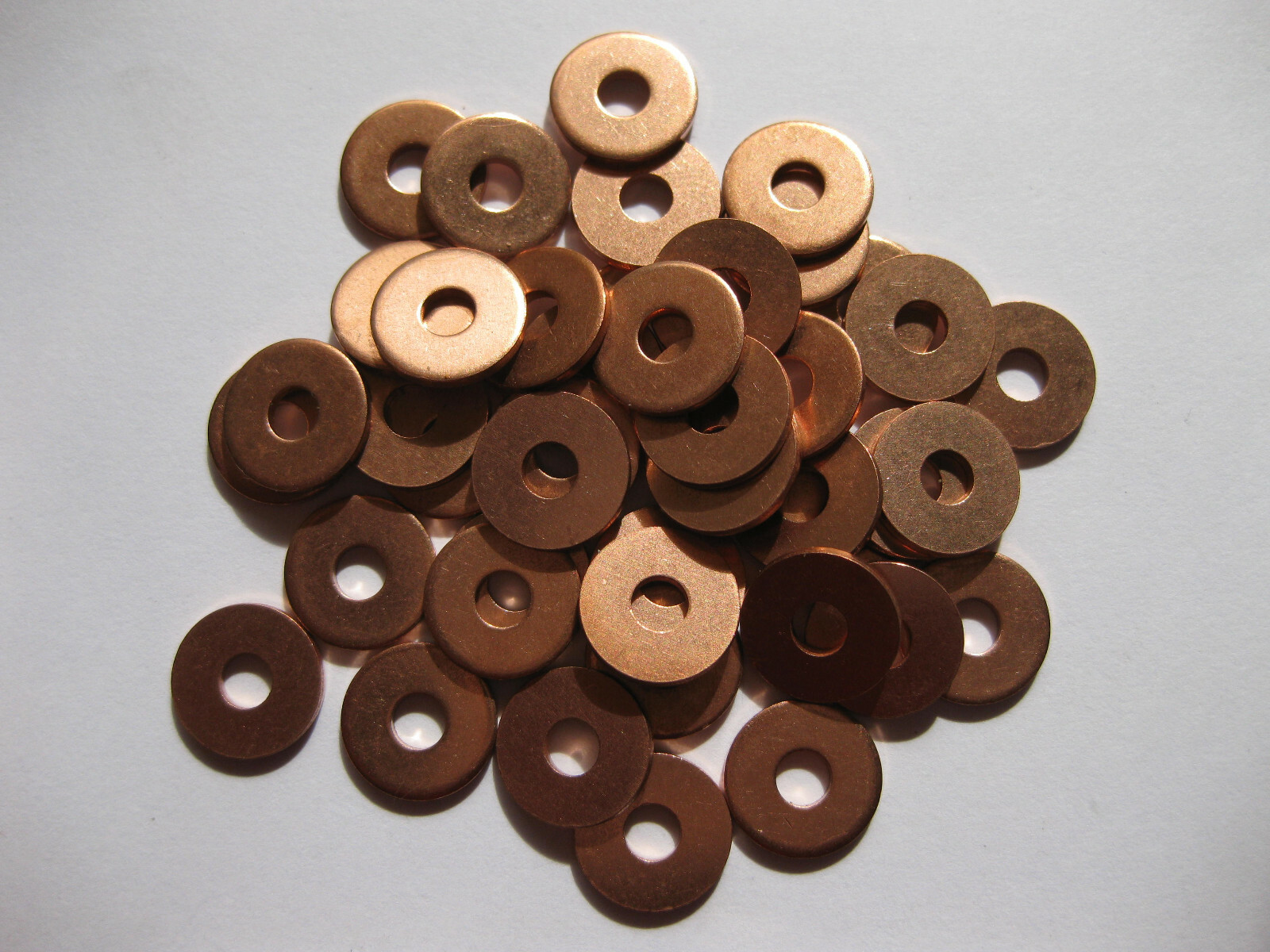 Copper washers for 10 Gauge saddlers rivets leather crafts belt bag