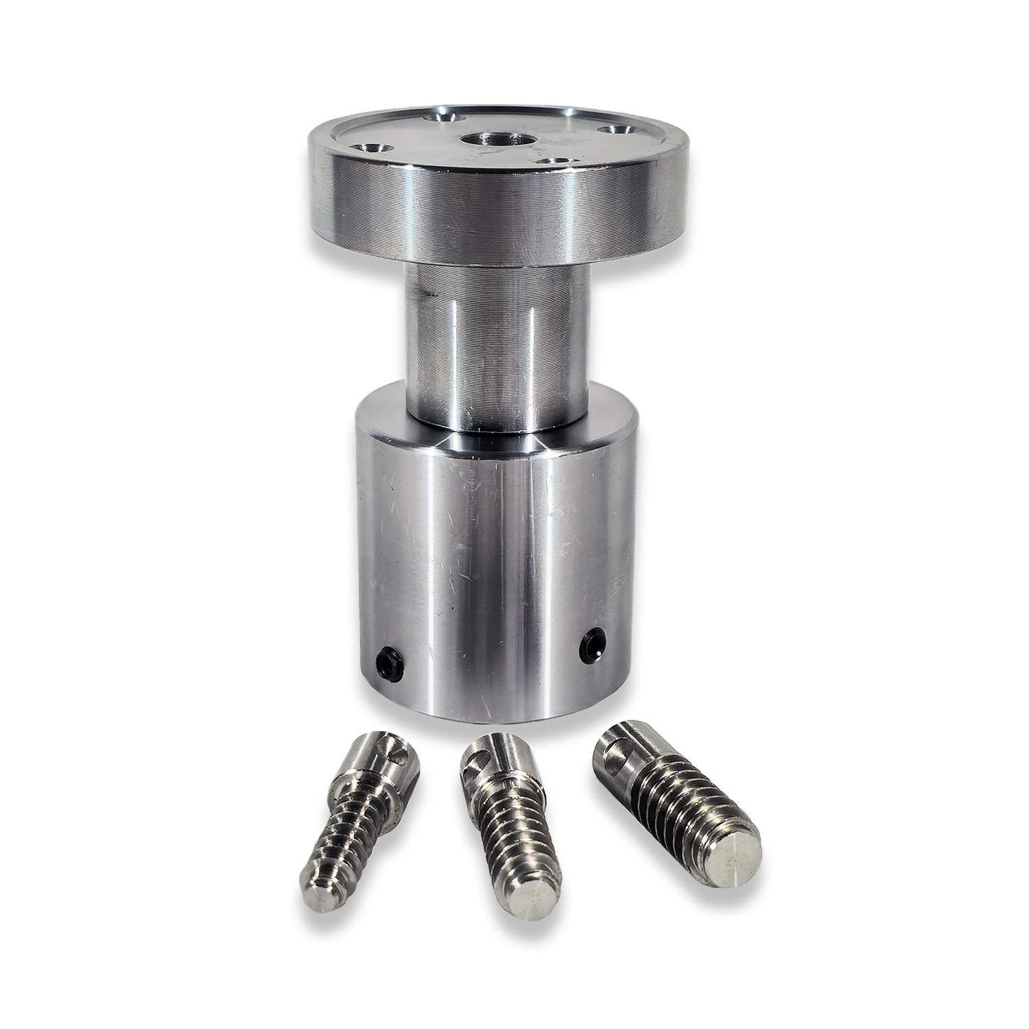 WOOD LATHE SCREW CHUCK WITH INSERTS 2-1/2"" DIAMETER M33 X 3.5 THREAD RDGTOOLS