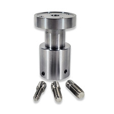 WOOD LATHE SCREW CHUCK WITH INSERTS 2-1/2" DIAMETER M33 X 3.5 THREAD RDGTOOLS