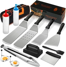 14PCS Griddle Accessories Set for Blackstone & Camp Chef - Grill Spatula Kit