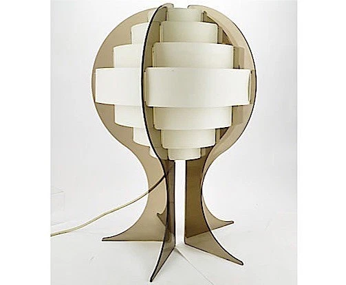 Mid century lucite lamp online