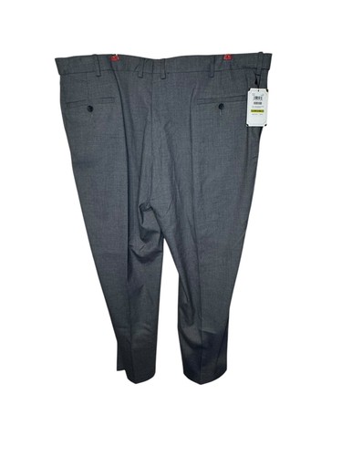 J.M. Haggar Men Dress Pants Classic Straight Fit Flat Front High-Rise Sz.44 NWT - Picture 7 of 10