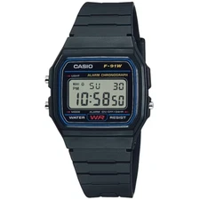 CASIO Collection STANDARD Watch F-91W-1JH Japan NEW