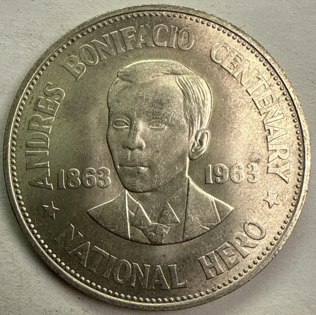 フィリピン　1963年　100周年　1ペソ　銀貨 Silver 1963 Philippine Coins for sale | eBay