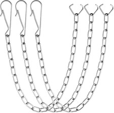 3-Pack Universal Toilet Flapper Chain Replacement Kit - Stainless Steel Lift Cha