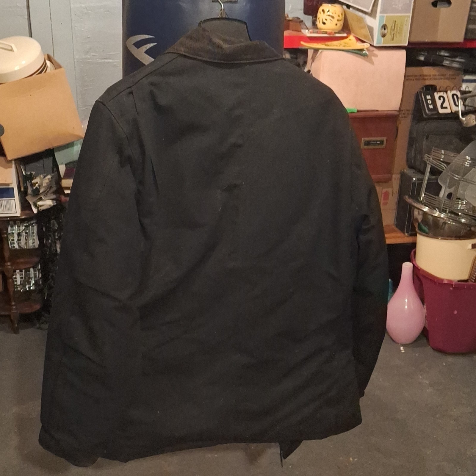 Carhartt Men's Work Jacket Black C03 BLK 46 Tall Cotton Construction thumbnail 3