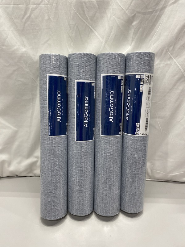 Jannelli & Volpi AltaGamma Modern Living Loom Wallpaper Lot Of 4x Blue 26149