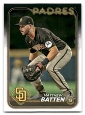 Matthew Batten 2024 Topps Baseball #384 San Diego Padres