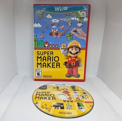 Super Mario Bros Maker Nintendo Wii U Game Tested - No Manual