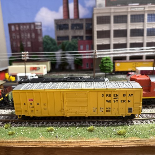 Coche de carga HO Athearn RTR 92503 Green Bay & Western 50’ FMC 5347 GBW #7000 | Zustand: Used