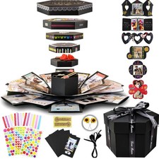 Explosion Gift Large Box Set Album - DIY Surprise Photo Scrapbook for Wedding...