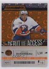 2023 Upper Deck Credentials Debut Ticket Access Orange /249 Arnaud Durandeau o1h