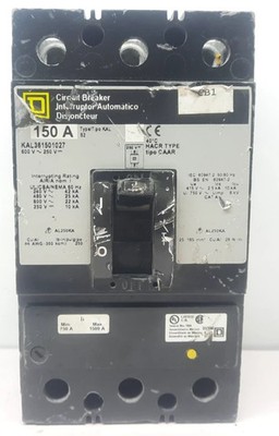 Square D KAL36150 3 Pol 150 Verstärker Schutzschalter 600V 250V