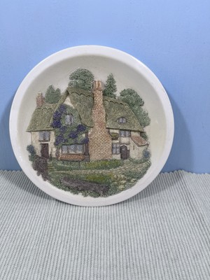 Vintage Wandrelief ''Thatch Cottage'' 