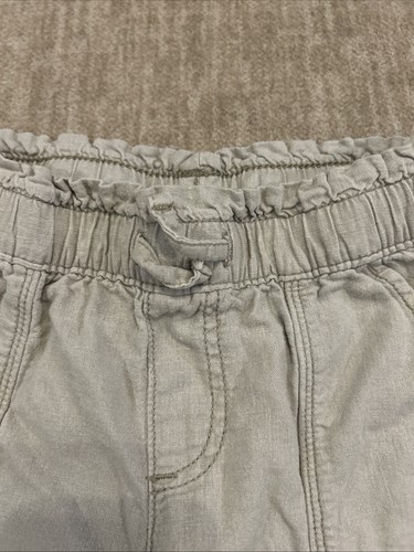 Abercrombie Kids, Girls Tan Linen Drawstring Pants Size 9/10 - Picture 3 of 6