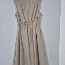 Atelier Mazoli Beige Long Sleeveless Dress Size 55