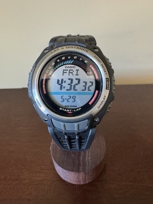 Casio SGW-200 Lap Memory World Time Calorie Count Digital Watch - New Battery