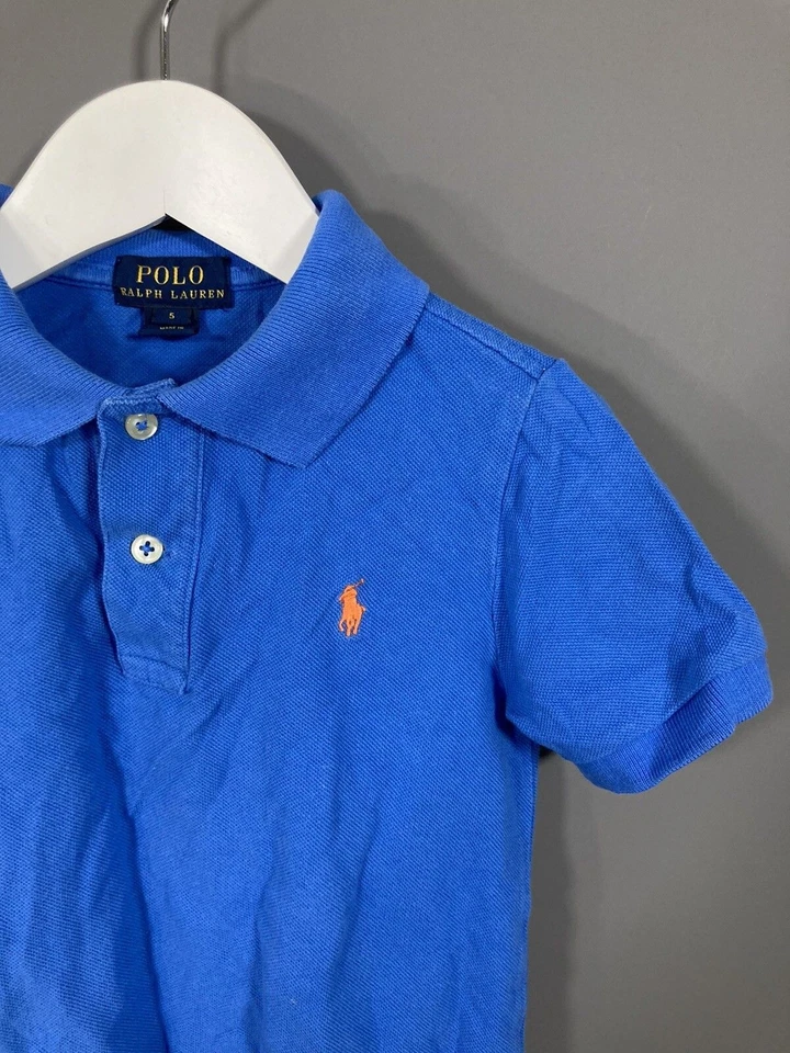 RALPH LAUREN Polo Shirt - Age 5yrs - Blue - Great Condition - Boy’s - Image 3 of 4