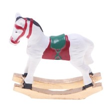 Antique Carousel Horse Christmas Decoration For Dollhouses Collector