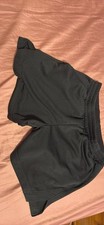 ATHLETIC Boys Black Mesh Athletic Shorts L 10-12 Elastic Waist 100 Polyester