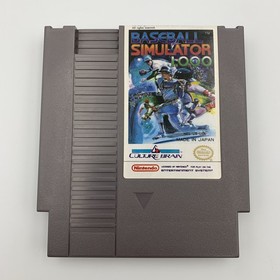 Baseball Simulator 1000 (Nintendo NES 1989) CIB Complete In Box 