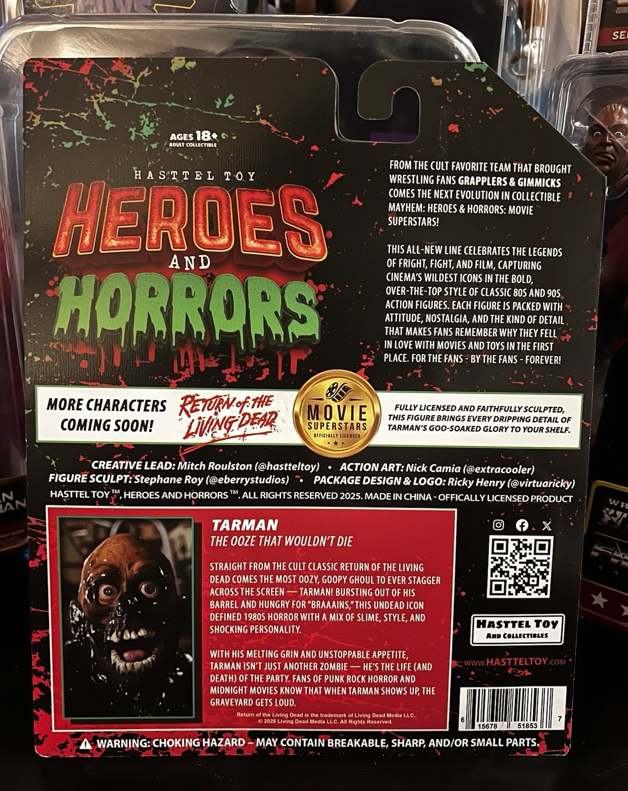 Tarman Figure Hasttel Heroes & Horrors Return Of The Living Dead Tarman Action Figure ...