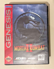 Mortal Kombat II CIB Sega Genesis Acclaim 1994 Arcade Fighting FREE SHIPPING!!!