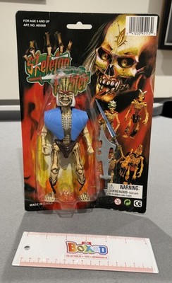 Skeleton Fighter KO Bootleg Skeleton Warriors Sealed Vintage Figur 1990er