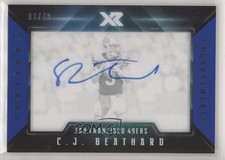 2017 Panini XR Luminous Endorsements Blue /49 CJ Beathard #LE-CB Auto u6m