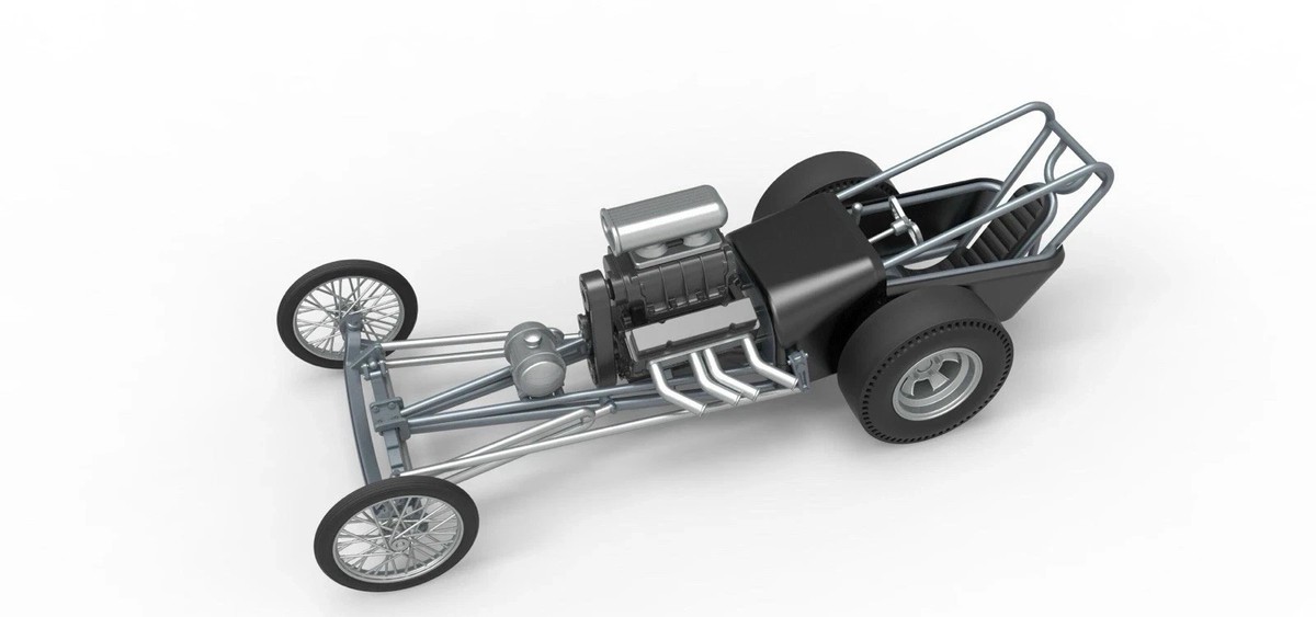 FORD DRAGSTER エンジン模型 フォード ドラッグスター 1：6スケールエンジン ダイキャスト