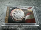 Better Date 2008 American Silver Eagle 1 Troy Oz .999 Fine Silver Rainbow Toned