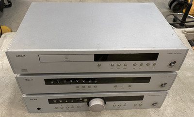 Arcam Audio Stack A85 Amplifier, T51 Tuner, CD72 CD Player - FOR REPAIR *READ*