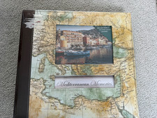 12"x12" Post Bound Scrapbook Album - 25 double hinged sleeves (50 pages) - Map
