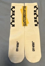 OFF-WHITE (Black/White) OFF-WHITE Socks - White Color One Size (NP)