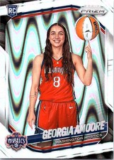 2025 Panini Prizm WNBA #140 Georgia Amoore White Seismic Prizm