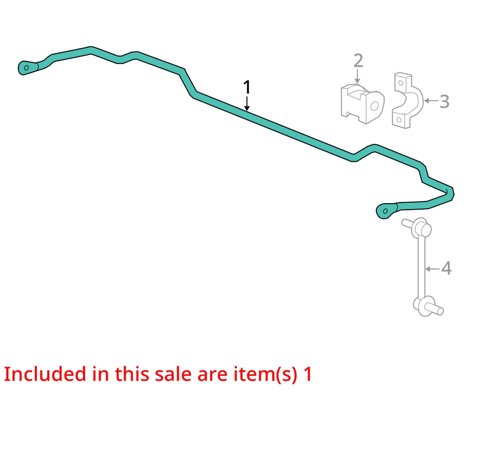 Barra estabilizadora trasera Acura RDX 2013 tracción delantera OEM 180 k millas - LKQ415083066 Foto 4 de 4