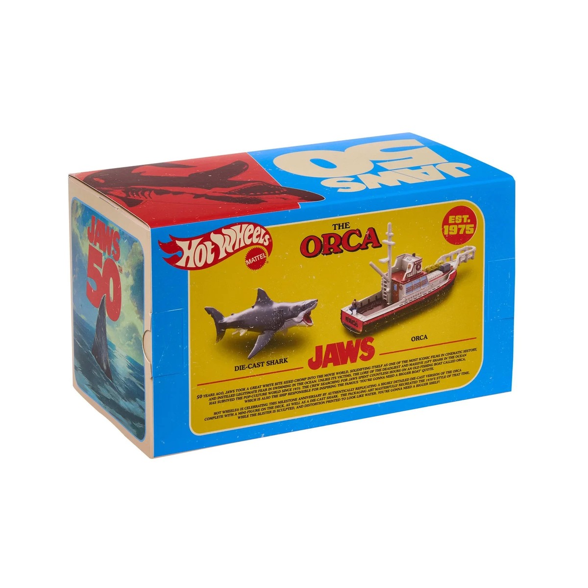 Hot Wheels 50th Jaws ジョーズ ホットウィール SDCC Hot Wheels Jaws 50th Anniversary Set – Mattel Creations Exclusive