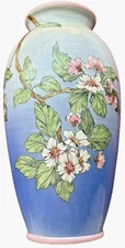 Vtg '82 Santa Barbara Ceramic Design Vase Signed John Clift & Dorie Hutchinson