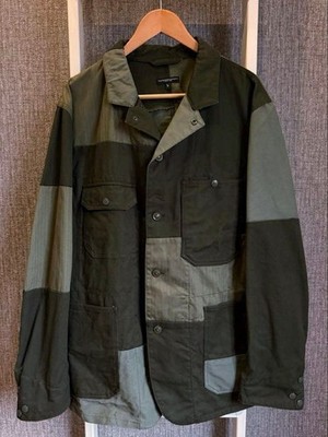 Engineered Garments Logger Jacket Men's Olive Cotton Twill Size L #FF ZEB