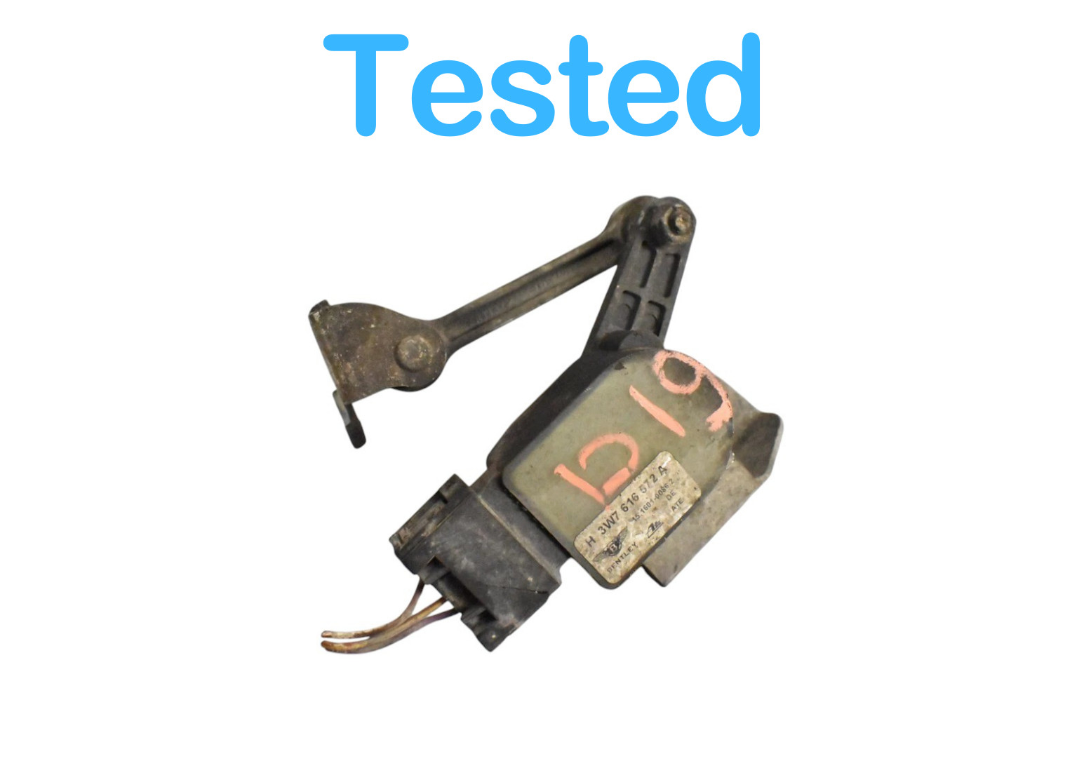 07-12 Bentley Continental GTC Rear Right Side Suspension Level Hight Sensor Oem