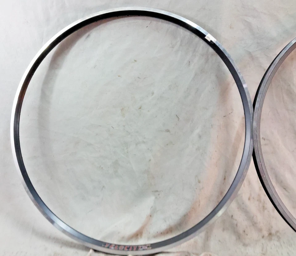 Velocity A23 OC 700c Race Road Bike Rim Set Black 28/32S Doublewalled USA Made ~ - Image 4 of 4