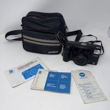 Minolta Freedom Zoom 90 Date 35mm Point  Shoot Film Camera With Bag PARTS ONLY